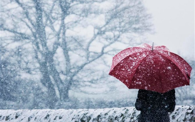 Завтра в Азербайджане ожидаются осадки в виде дождя и снега