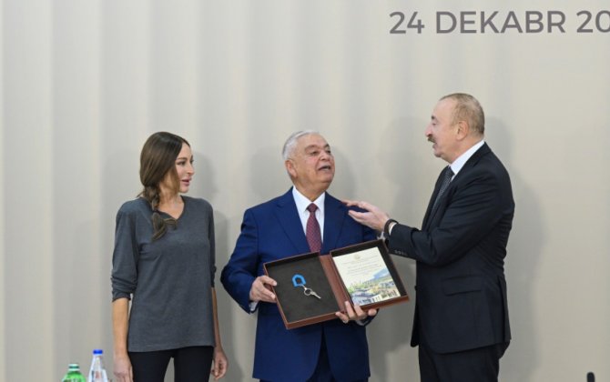 “Balaca Heydər böyüyüb, iki oğlu var” - Prezidentlə Ağdam sakininin MARAQLI DİALOQU