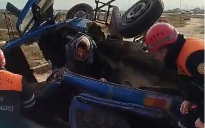 Bakıda sərnişin avtobusu ağır qəza etdi: 2 ölü, 9 yaralı var - VİDEO - YENİLƏNİB