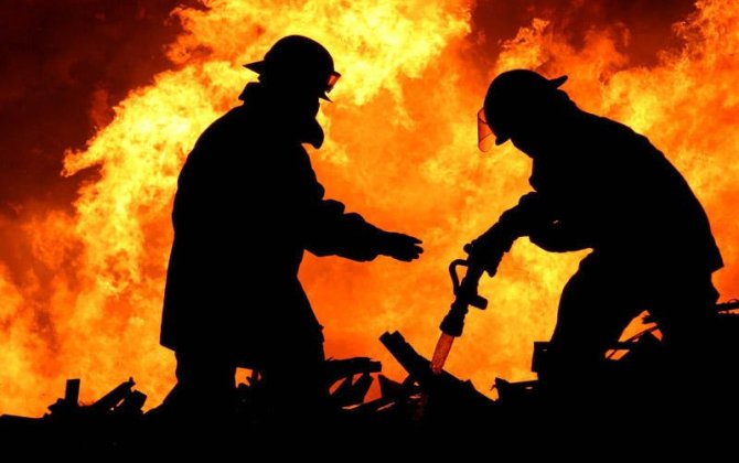 Sumqayıtda yaşayış binasında yanğın olub, bir nəfər xəsarət alıb