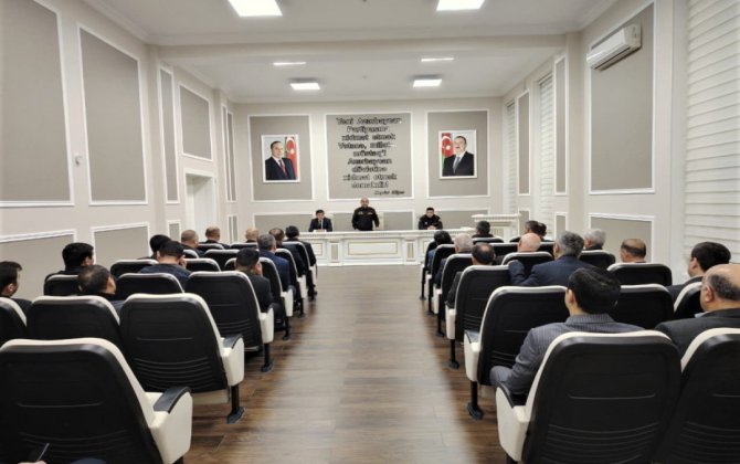 Mülki müdafiə sahəsində görülmüş işlər müzakirə olunub - FOTO