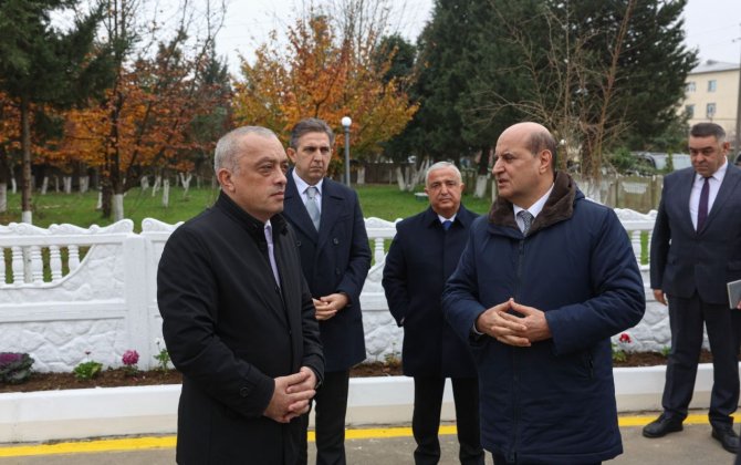 Agentlik sədri Lənkəran-Astara regional bölməsinin yeni binası ilə tanış olub - FOTOLAR