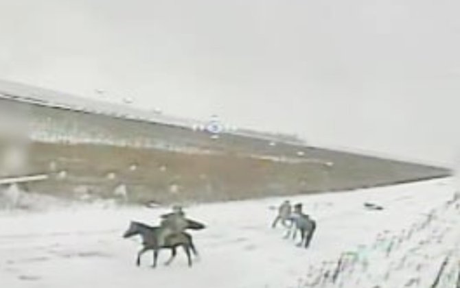 Российская пехота на лошадях уничтожена