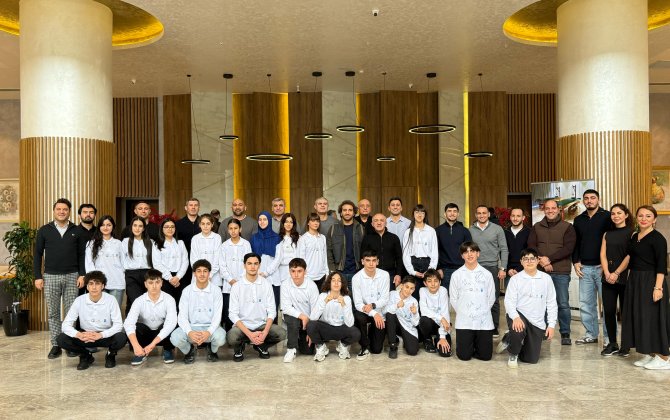 Olimpiya çempionları şəhid övladları ilə görüşüb!