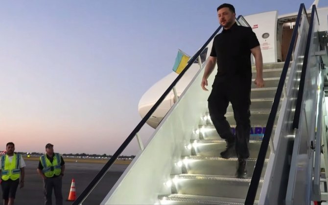 Zelenski Mayamidə BELƏ QARŞILANDI - VİDEO