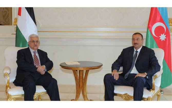 Mahmud Abbas Prezident İlham Əliyevi təbrik edib