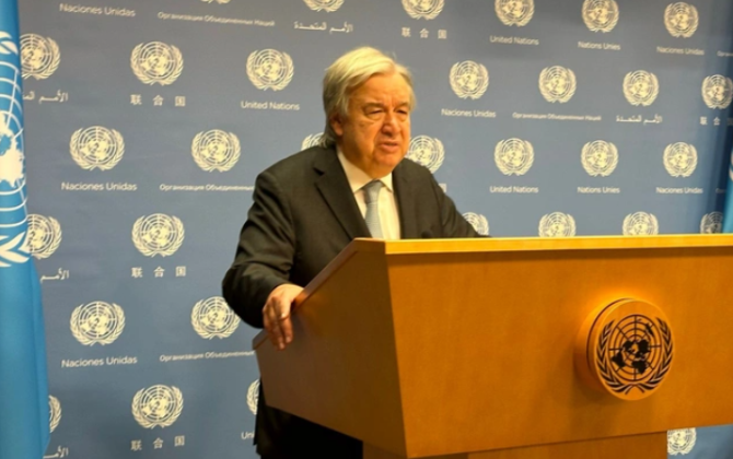 BMT Baş katibi dünya liderlərini insanları və planetin gələcəyini prioritet seçməyə çağırıb