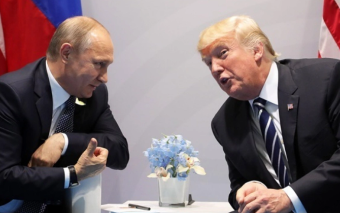 Tramp və Putin arasında telefon danışığı olub