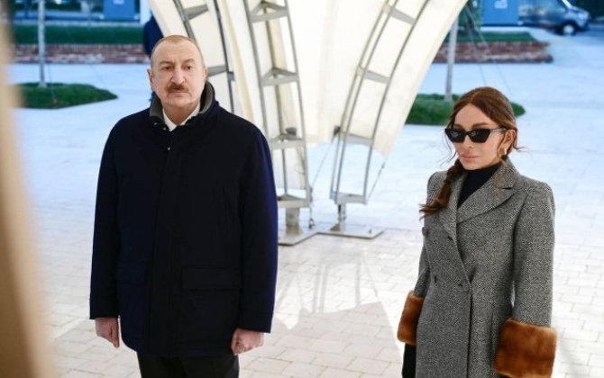 Президент Азербайджана поделился кадрами с посещения 