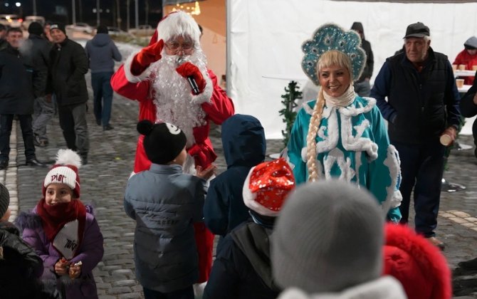 Kəlbəcərdə 32 il sonra ilk dəfə Yeni il tədbiri keçirilib - FOTOLAR