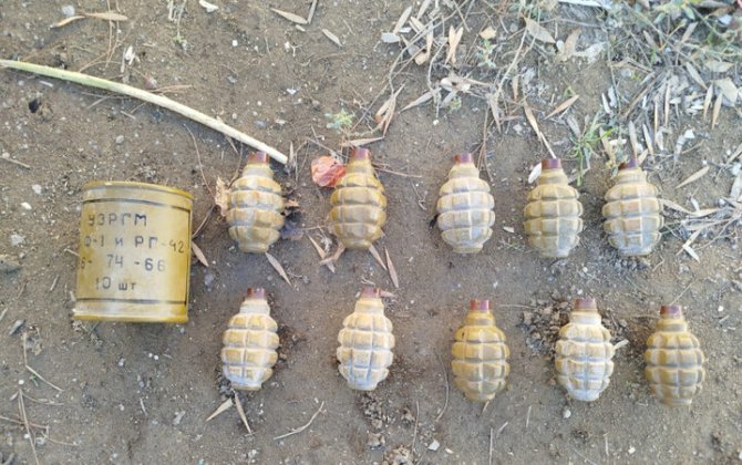 Bakıda 10 qumbara aşkarlandı - VİDEO