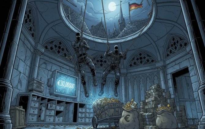 Almaniyada bank anbarından 30 milyon avro oğurlanıb