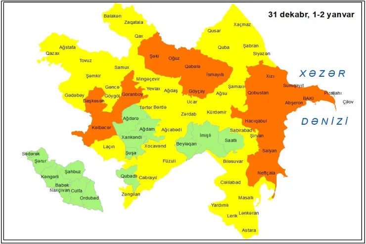 Güclü külək əsəcək - XƏBƏRDARLIQ