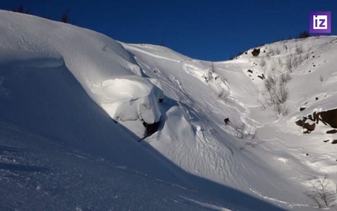 В Турции три пастуха попали под снежную лавину