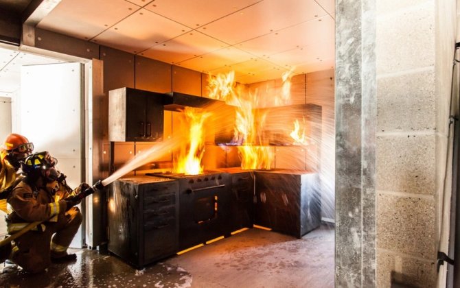 Bakıda restoranda yanğın oldu