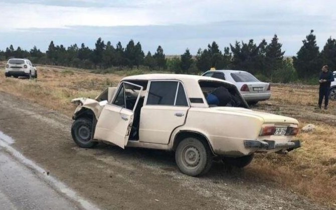 Göyçayda ağır qəza: 5 yaralı - FOTO