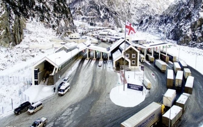 Сухопутная граница между Россией и Грузией закрыта из-за опасности схода снежных лавин