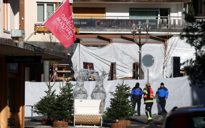 İtaliya səfiri İsveçrədə bardakı yanğına fişəngin səbəb olduğunu ehtimal edir