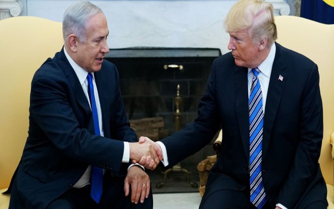 Netanyahu Azərbaycan və Ermənistan münaqişəsinin həllindəki töhfələrinə görə Trampı tərifləyib