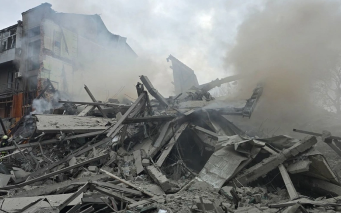 Rusiya qüvvələri Xarkova zərbə endirib, 12 nəfər xəsarət alıb