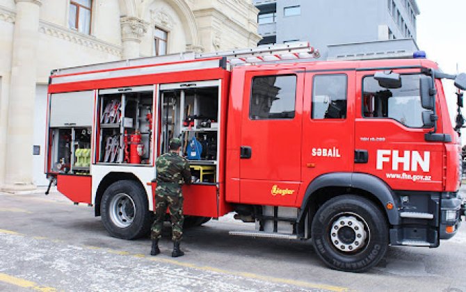 Gəncədə yaşayış binasında yanğın olub