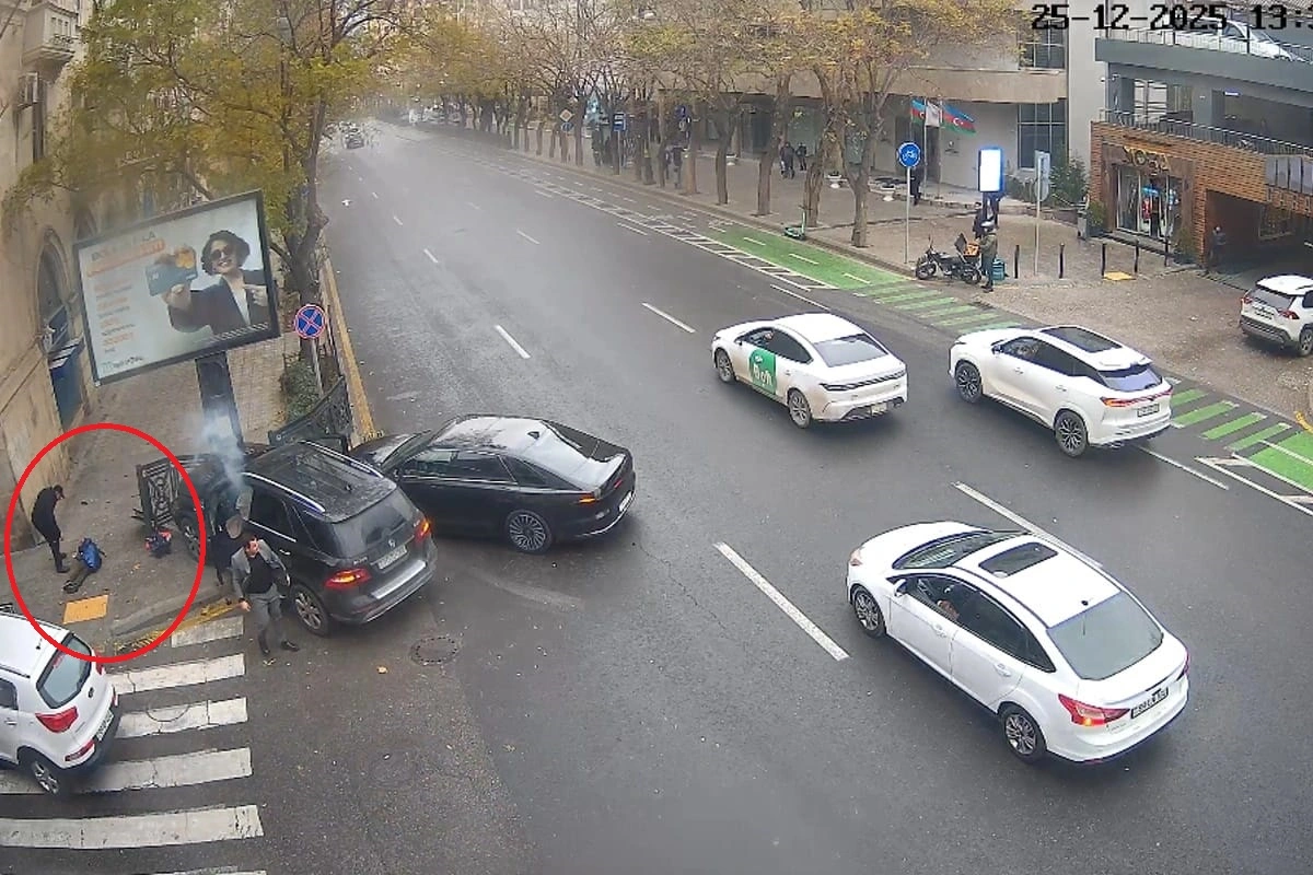 Üzərinə yol nişanı aşan Sərxanın VƏZİYYƏTİ AĞIRDIR