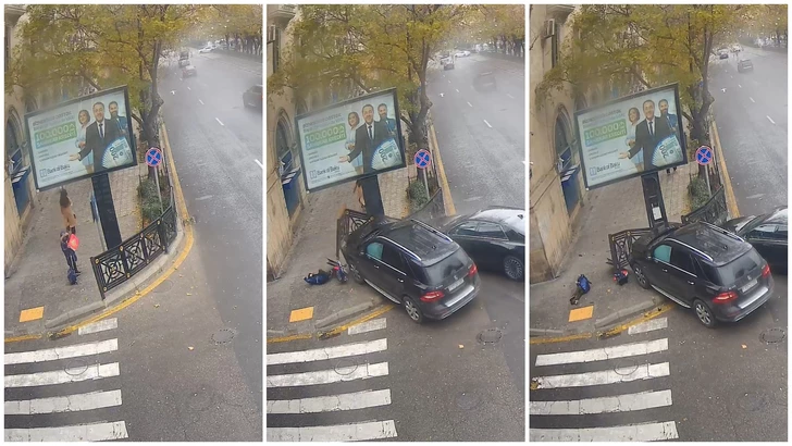 Стало известно состояние ребенка, пострадавшего при ДТП в центре Баку-ОБНОВЛЕНО-ВИДЕО