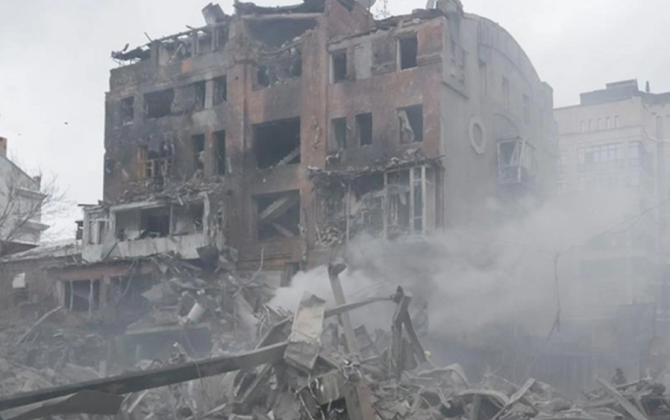 Rusiya ordusu Xarkova raket zərbəsi endirib, dörd nəfər həlak olub