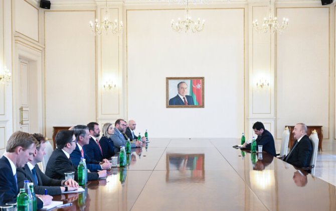 İlham Əliyev ABŞ nümayəndə heyətini qəbul etdi - FOTOLAR