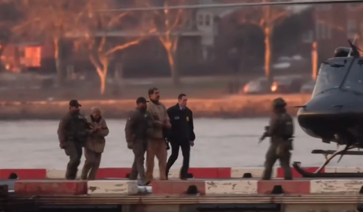 Nikolas Maduro məhkəməyə aparılır - VİDEO