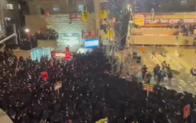 Ультраортодоксы протестуют в Израиле против воинского призыва-ВИДЕО