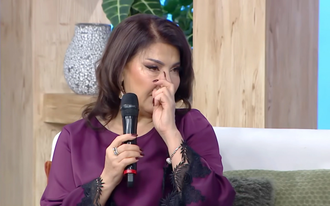 Əməkdar artist həyat yoldaşının dağıdılmış məzarından DANIŞDI