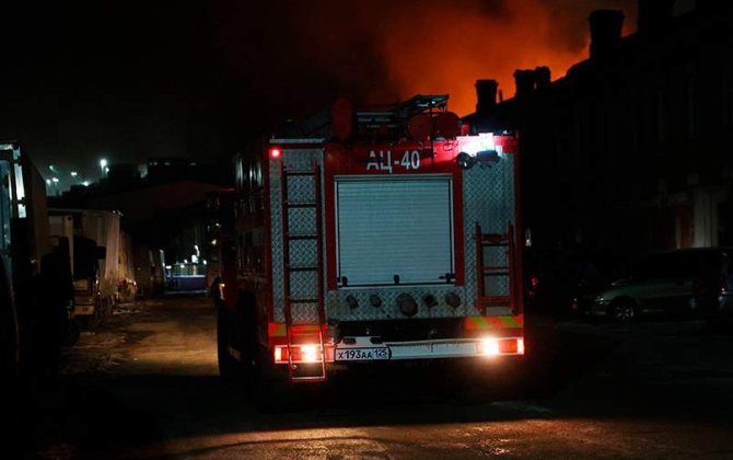 В Москве загорелся оборонный завод-ВИДЕО