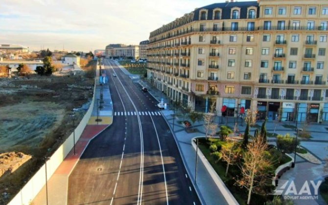 Paytaxtın bu küçəsində yenidənqurma işləri tamamlanıb - VİDEO