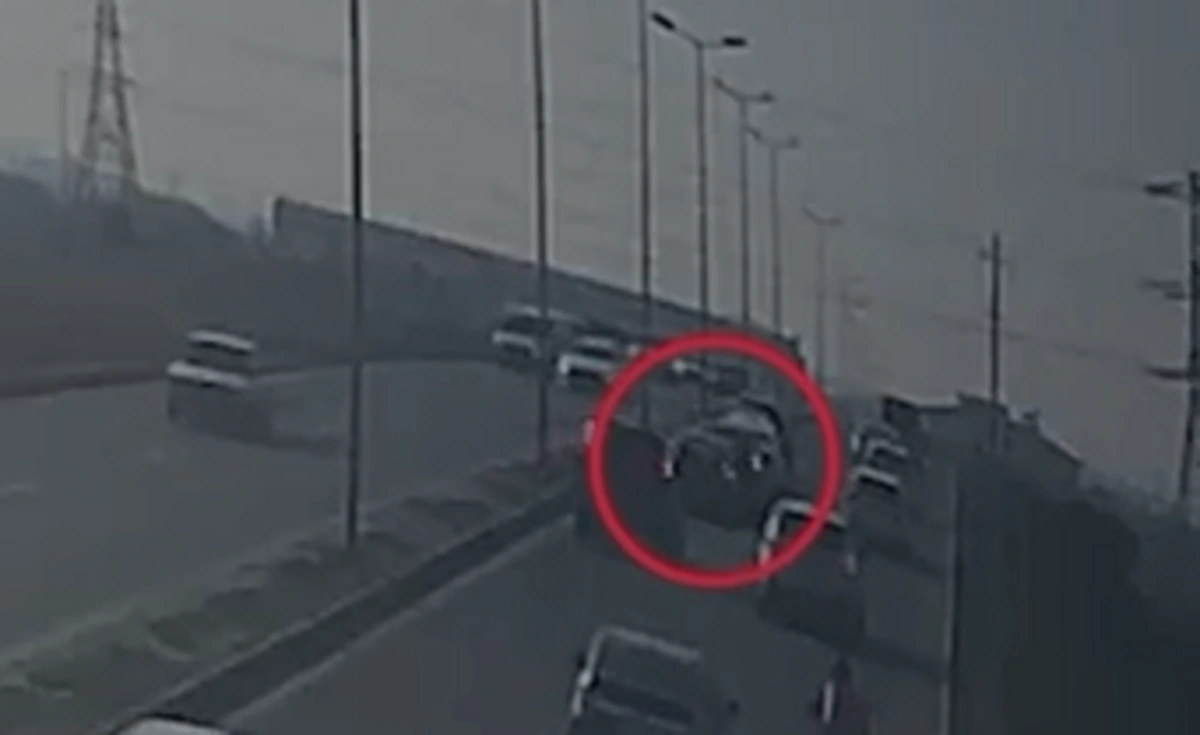 В Баку произошла цепная авария-ВИДЕО