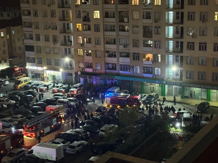 В Баку произошёл пожар на 16-м этаже жилого дома: есть пострадавший-ОБНОВЛЕНО-ФОТО