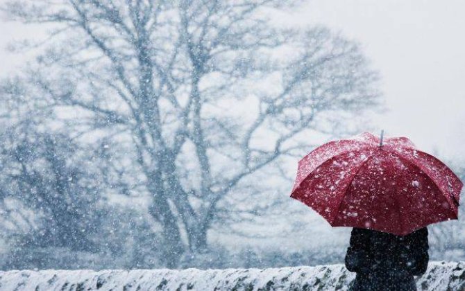 Bəzi rayonlara qar yağır - FAKTİKİ HAVA