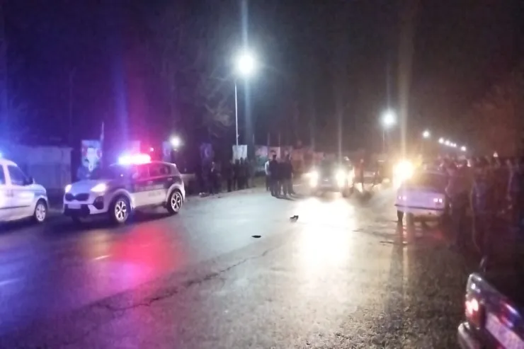 Ağdamda “Mercedes” piyadanı vurdu