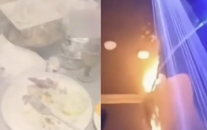 Toy zamanı daha bir şadlıq sarayında yanğın oldu - VİDEO