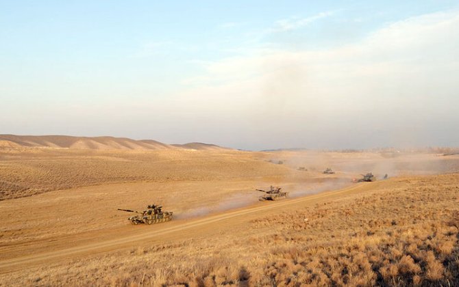 В воинской части Азербайджанской армии проведены тактические учения
