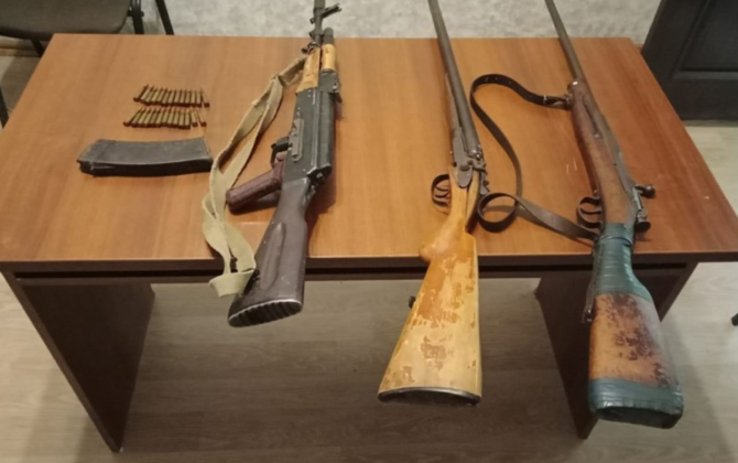 Sumqayıtda silah-sursat tapıldı