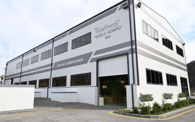 Prezident İlham Əliyev Ağdərədə “Qozlukörpü” SES-in açılışında iştirak edib