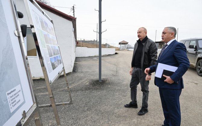 Prezident Ağdərənin Çıldıran kəndində görülmüş işlərlə tanış olub - FOTO - YENİLƏNİB
