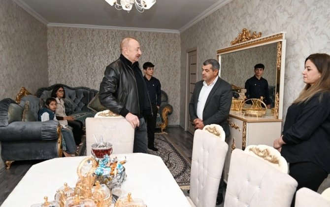 Ильхам Алиев ознакомился с работами, проделанными в селе Ашагы Оратаг Агдеринского района - ОБНОВЛЕНО-ФОТО