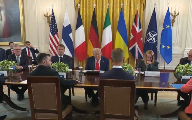 Avropa liderləri Davosda ABŞ prezidenti ilə görüşəcəklər