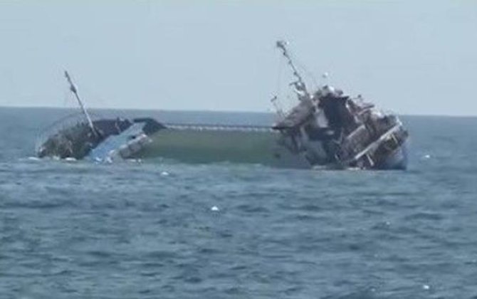 İranın yük gəmisi Xəzər dənizində qəzaya uğrayıb