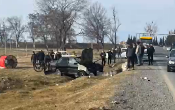 Qaxda qəza: Ölən və yaralanan var