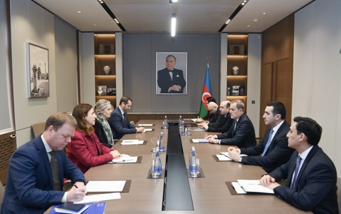 Ceyhun Bayramov Aİ rəsmisi ilə Ermənistanla normallaşma prosesini müzakirə edib - FOTO