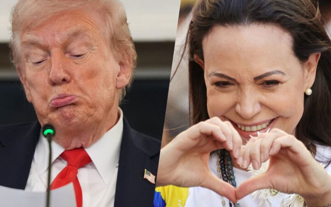 Tramp Ağ Evdə Venesuela müxalifət lideri ilə görüşdü