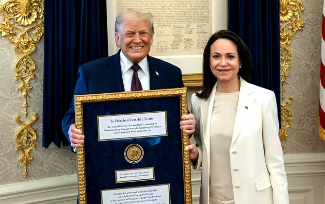 Maçadonun Sülh Mükafatı medalını Trampa verməsinə Nobel Komitəsindən REAKSİYA